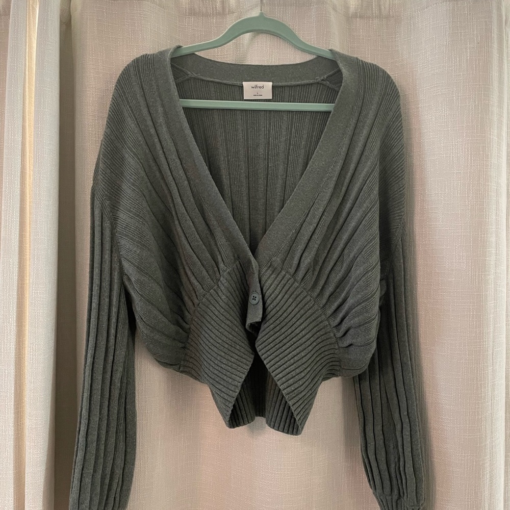 Wilfred Plunge Front Cardigan